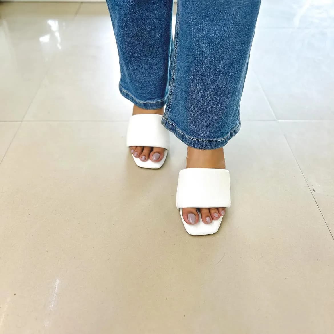 Urbantoes Luxe Block Heel Sliders
