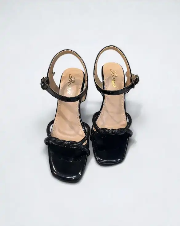 Black Bella Block Heels