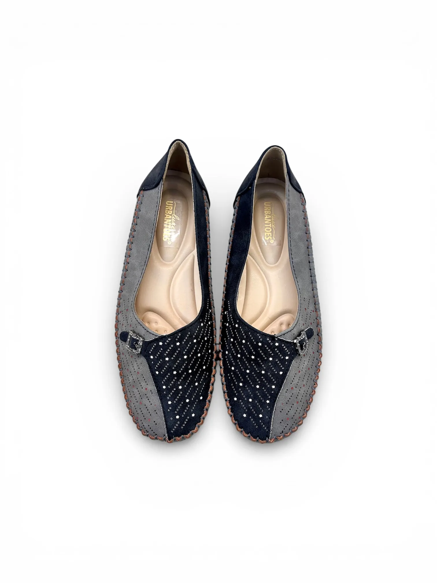Urbantoes Soft Comfort Flat Ballerinas Black