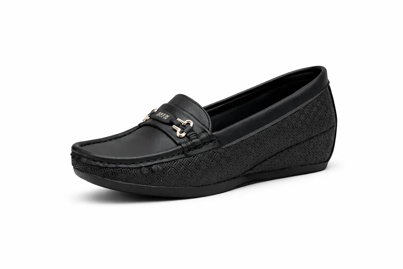 UrbanToes Women Black Comfort Walking Loafers