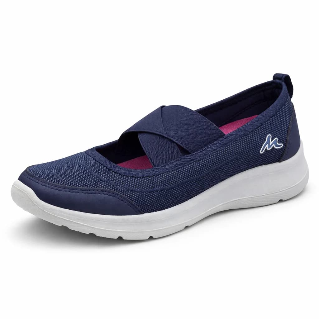 UrbanToes Women’s Navy Blue Slip On Walking Shoes