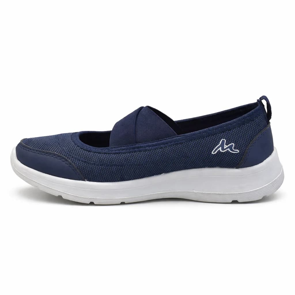 UrbanToes Women’s Navy Blue Slip On Walking Shoes