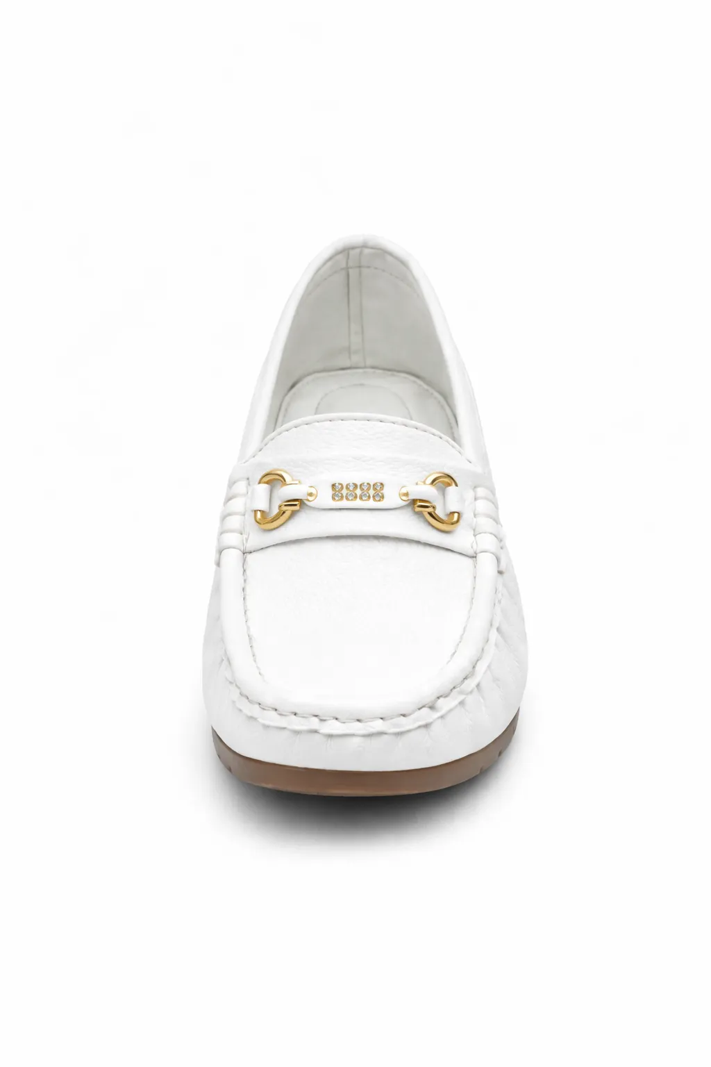 UrbanToes Women White Comfort Walking Loafers