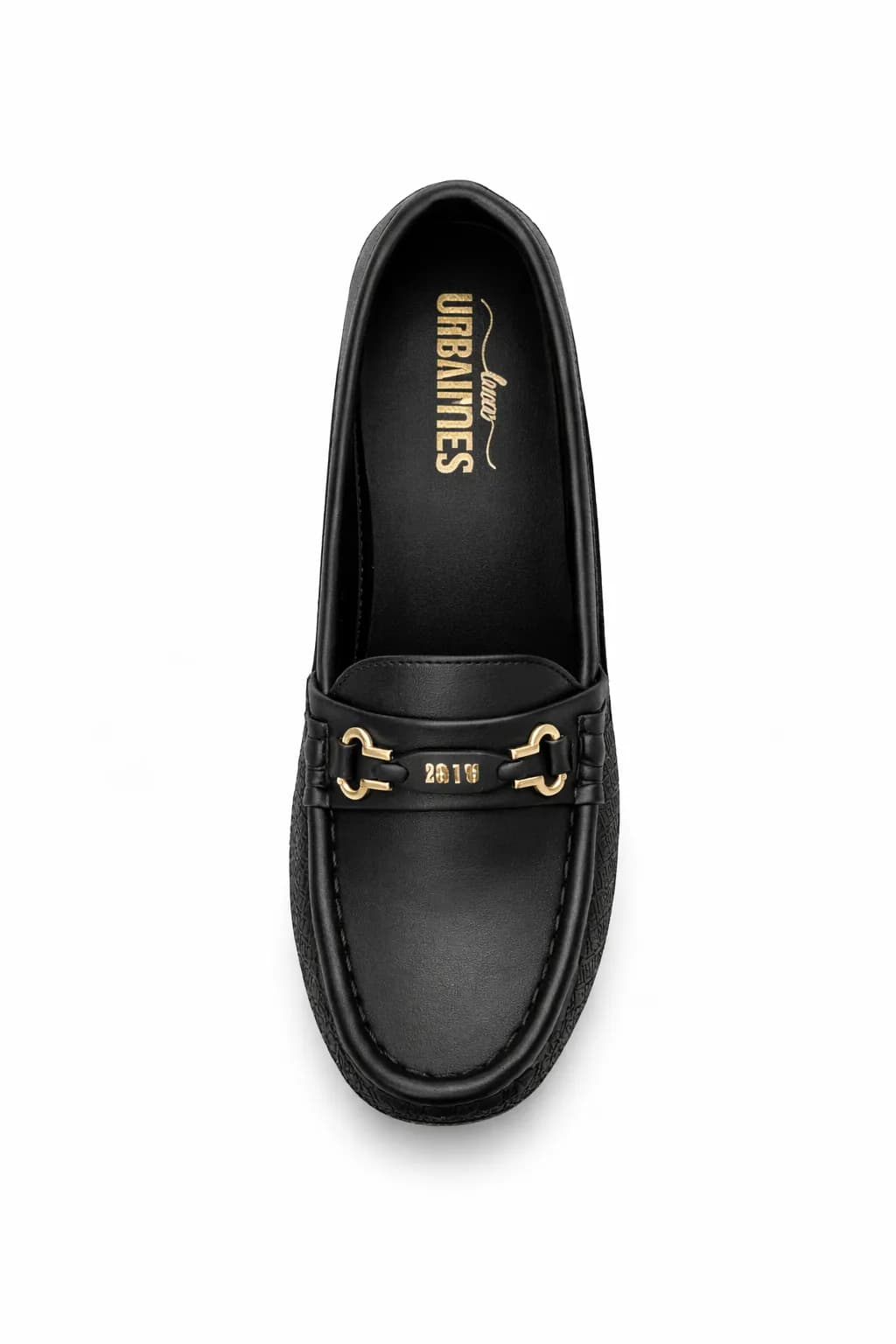 UrbanToes Women Black Comfort Walking Loafers