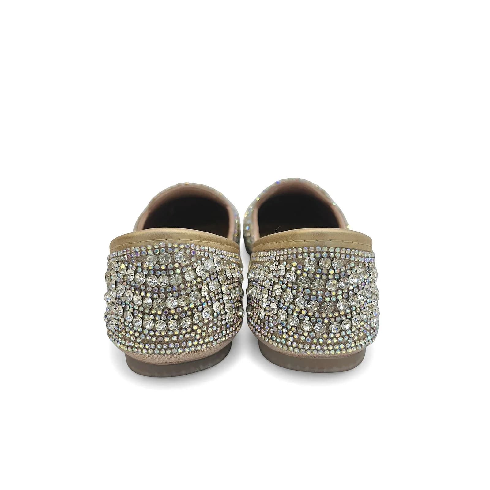 RoseGold Crystal Embellished Jutti for Women – Wedding & Festive Wear