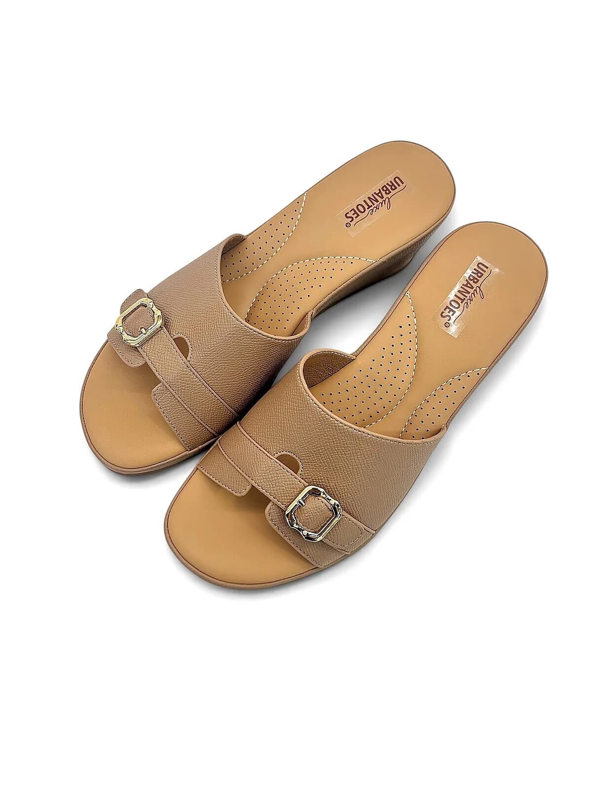 Brown Wedge Sandals for Women Daily Wear | UrbanToes