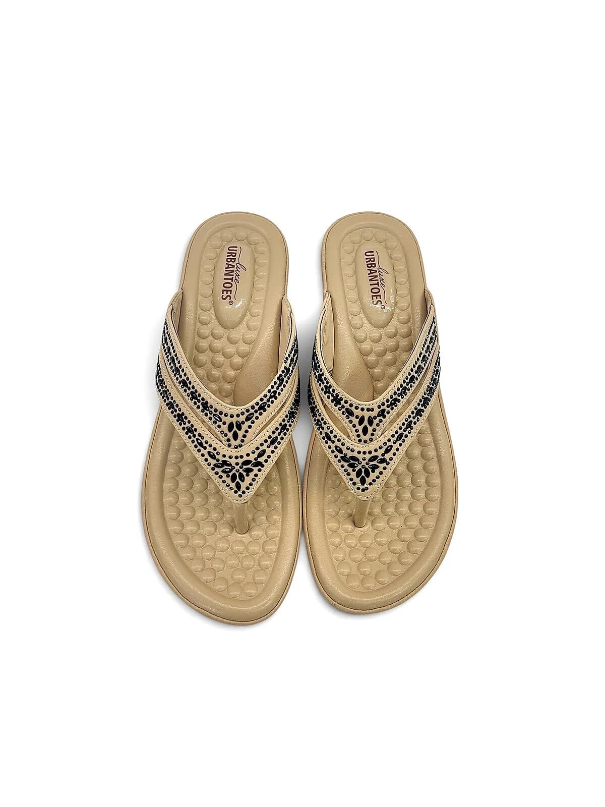 Khakhi Toe Post Sandals for Women Daily Wear | UrbanToes