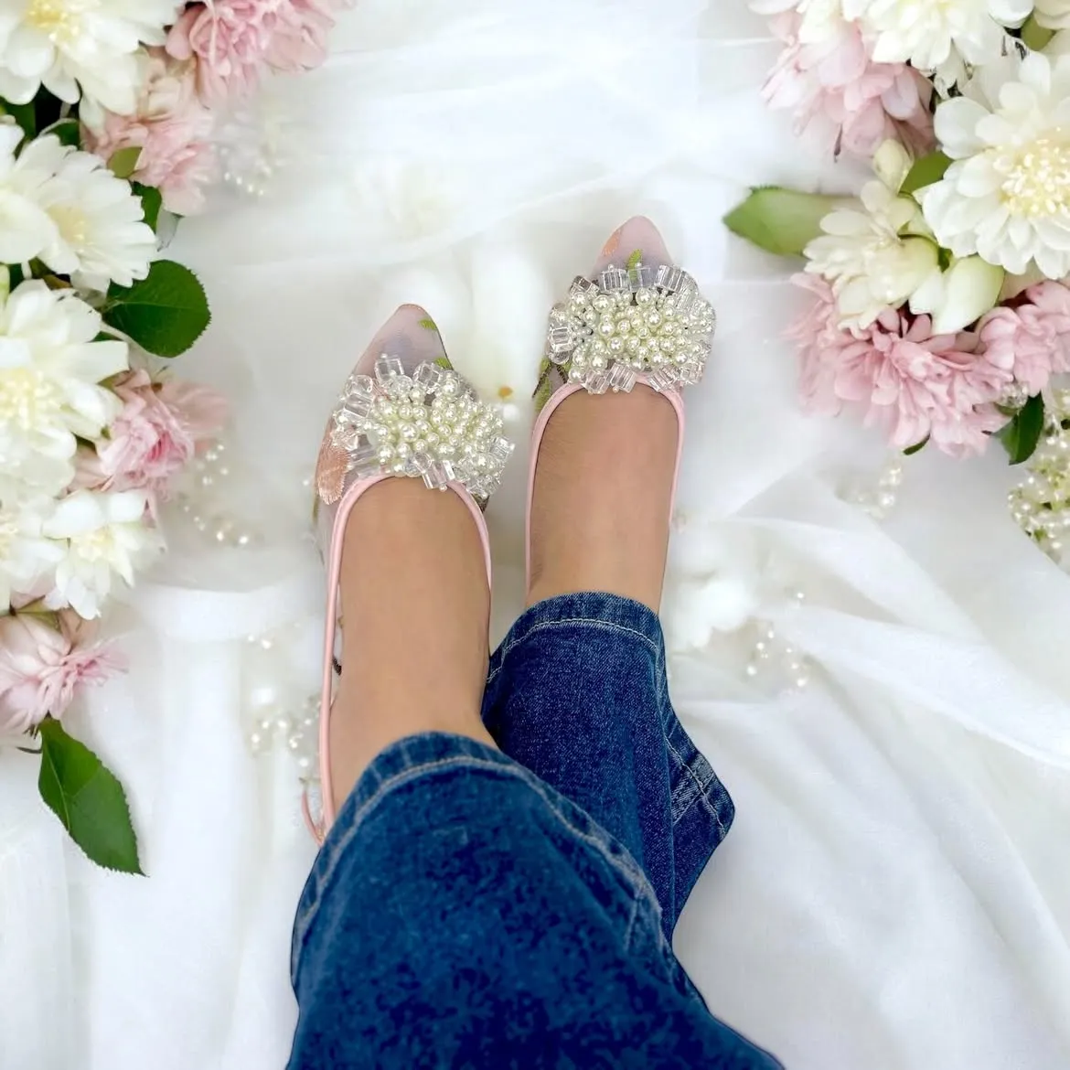 Pearl ballerina Pink - UrbanToes