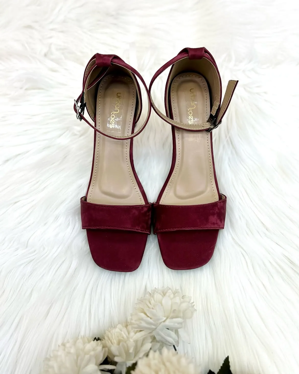 Tracy Heels Wine Red - UrbanToes