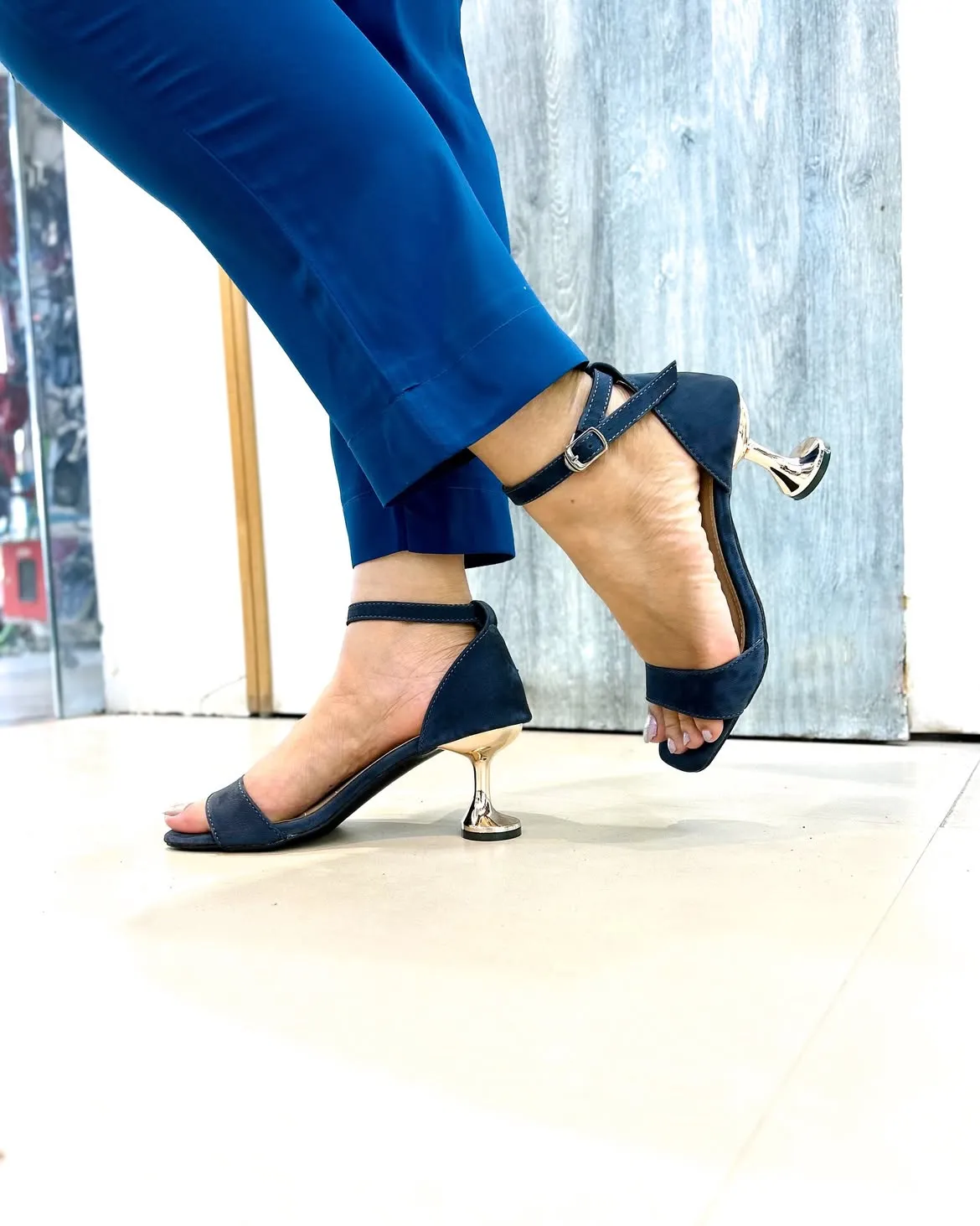 Tracy Heels Blue - UrbanToes