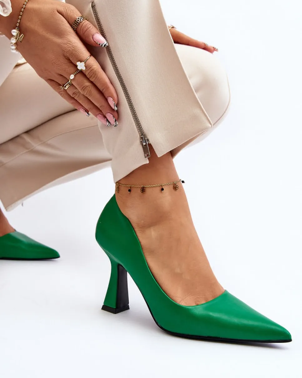 Eden pencil heel Green - UrbanToes