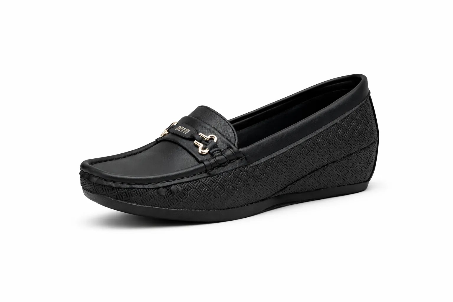 UrbanToes Women Black Comfort Walking Loafers - UrbanToes