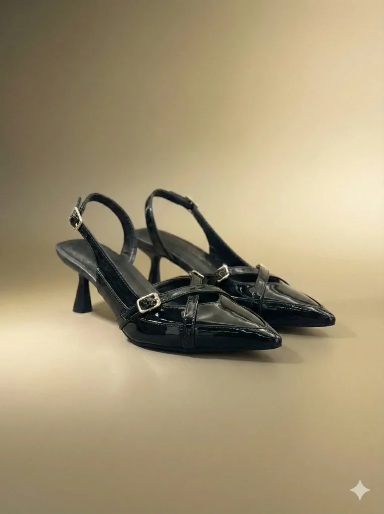 UrbanToes Ira Gloss Slingback Heels