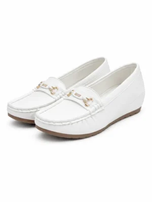 women walking loafers
