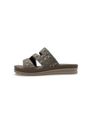 comfort brown wedge sandals