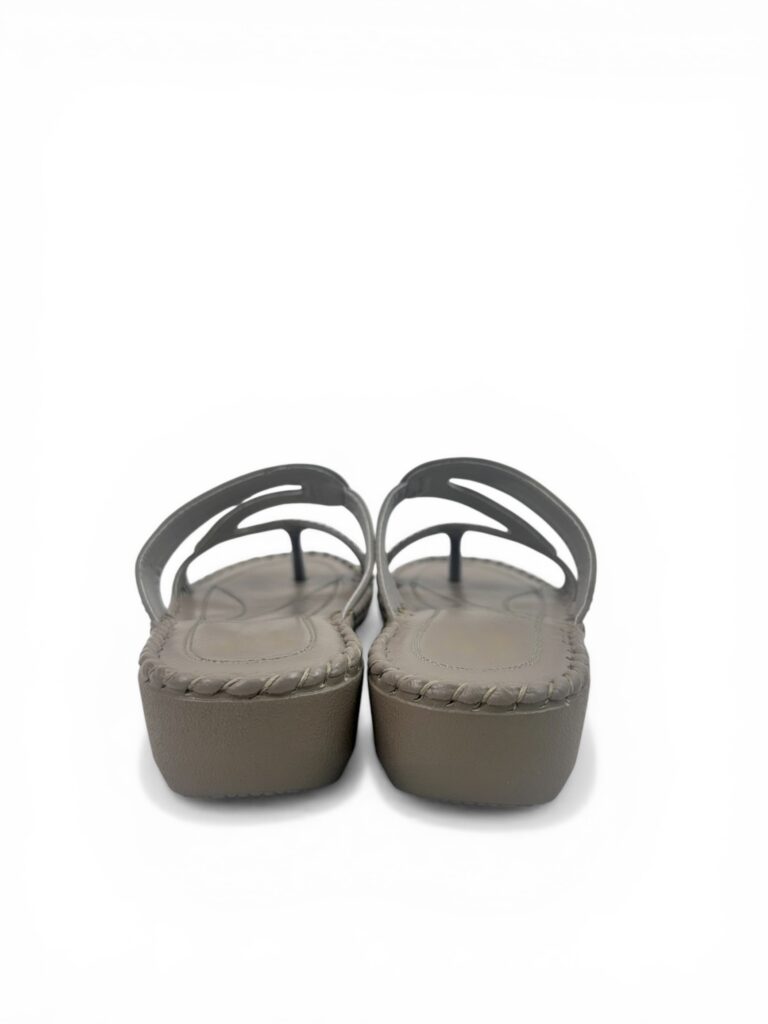 Grey Embellished Toe-Post Comfort Sandals for Women – Urbantoes