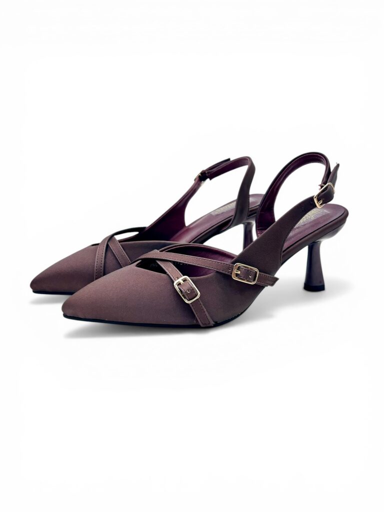Cherry Pointed Toe Slingback Kitten Heels for Women – Urbantoes India