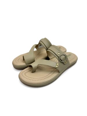 Khakhi Comfort Toe-Post Sandals