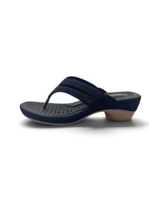 Black toe post sandals for women daily wear