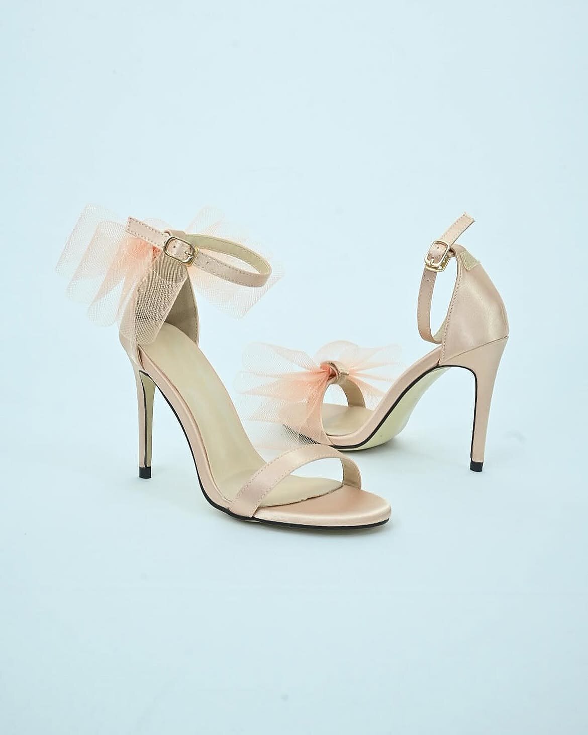 Rosegold Bow Stiletto Heels