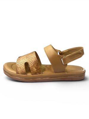 tan comfort sandals for women