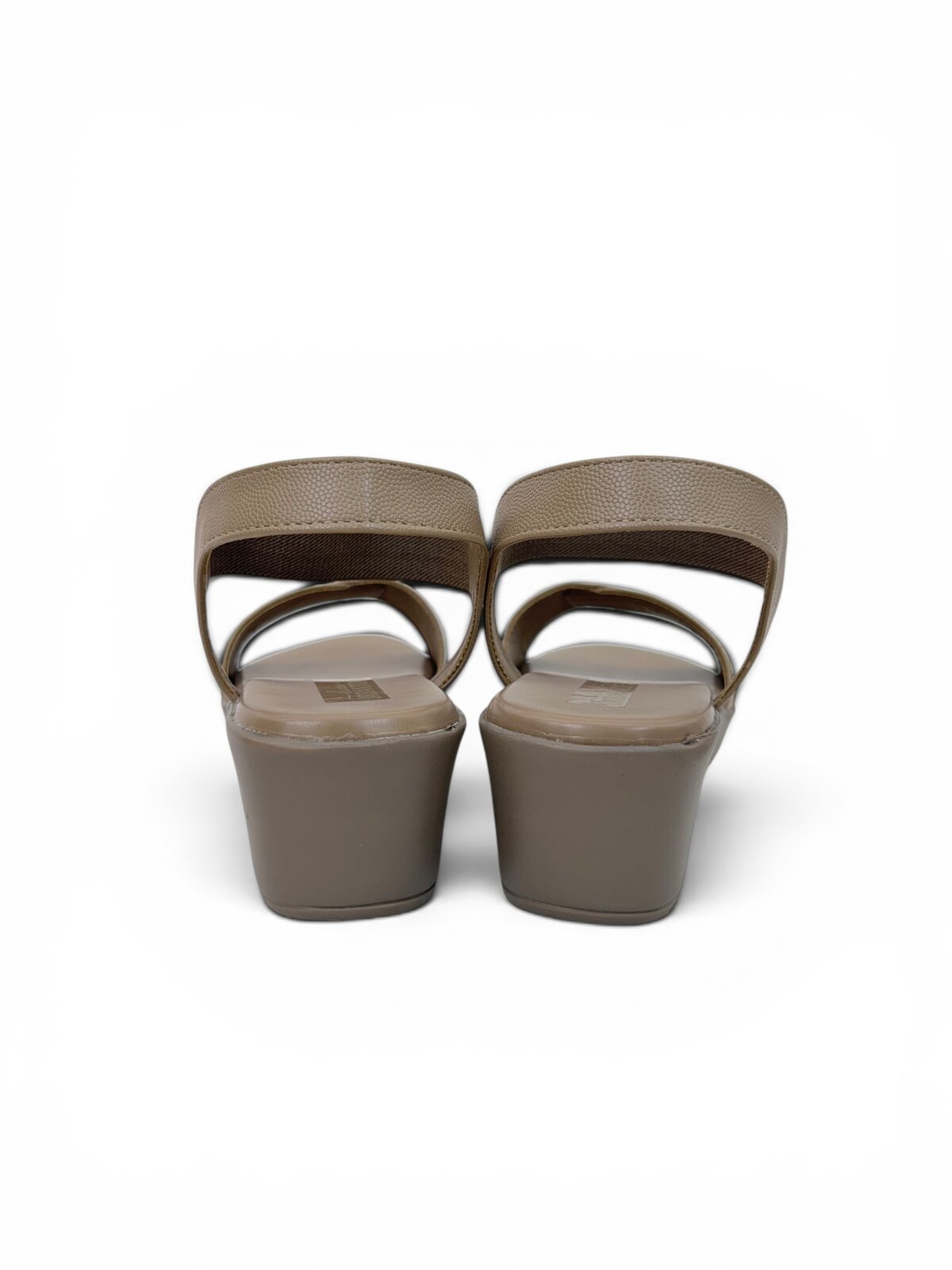 Brown Comfort Wedge Sandals for Women with Elastic Ankle Strap | UrbanToes - Image 5
