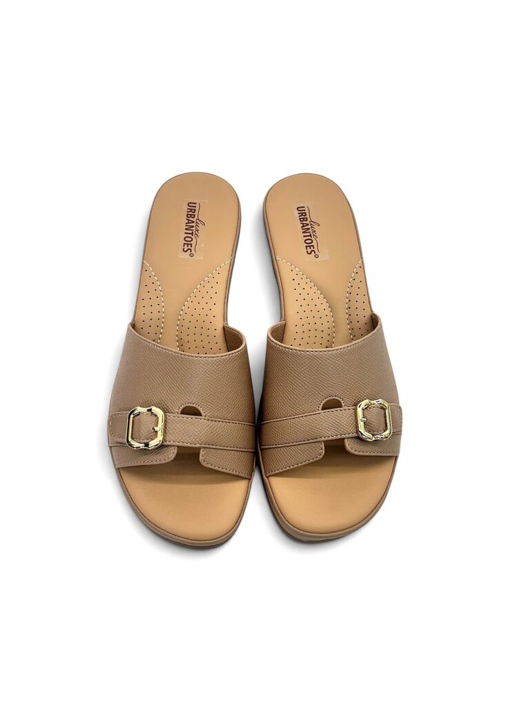 Brown Wedge Sandals for Women Daily Wear | UrbanToes