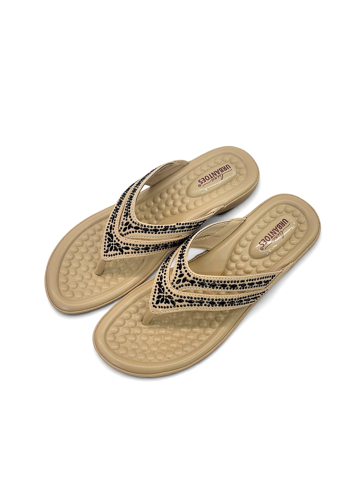 Khakhi Toe Post Sandals for Women Daily Wear | UrbanToes - Image 2