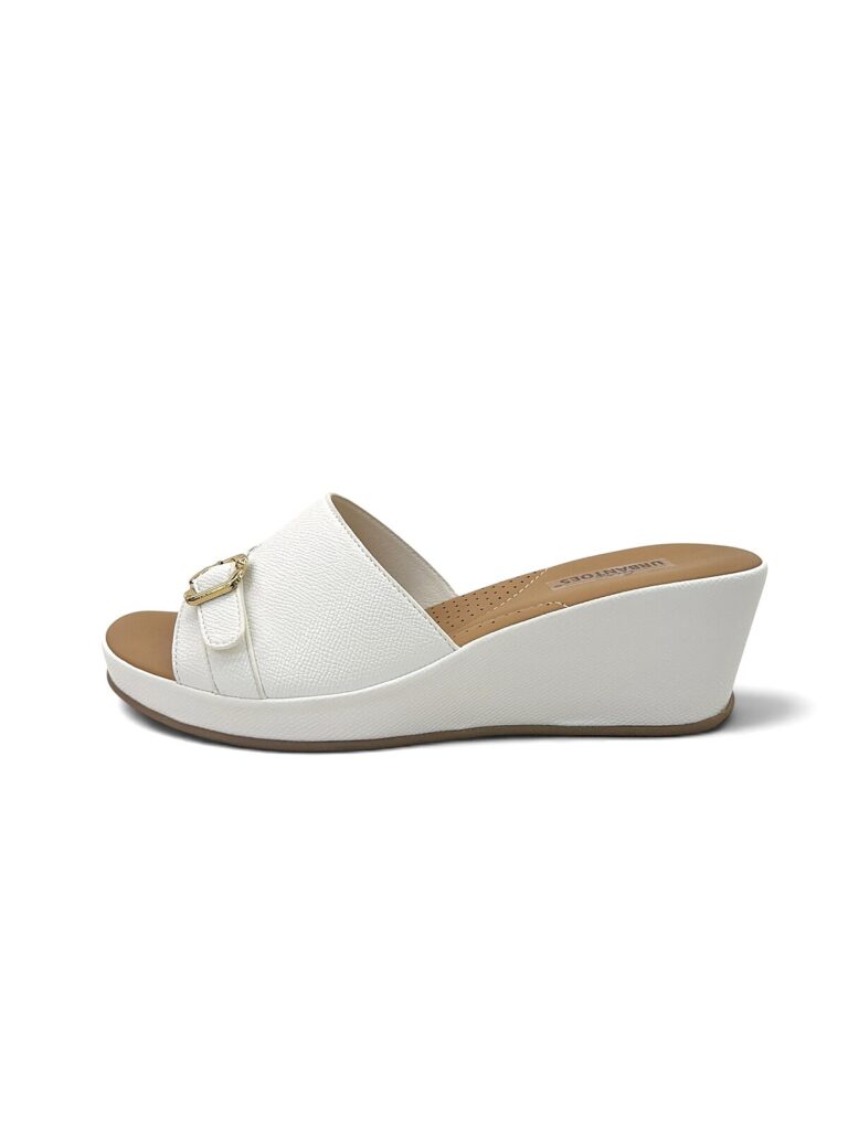 White Wedge Sandals for Women Daily Wear | UrbanToes