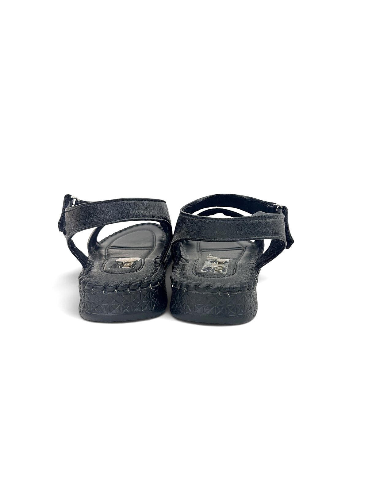 Black Comfort Sandals for Women with Adjustable Ankle Strap | UrbanToes - Image 4