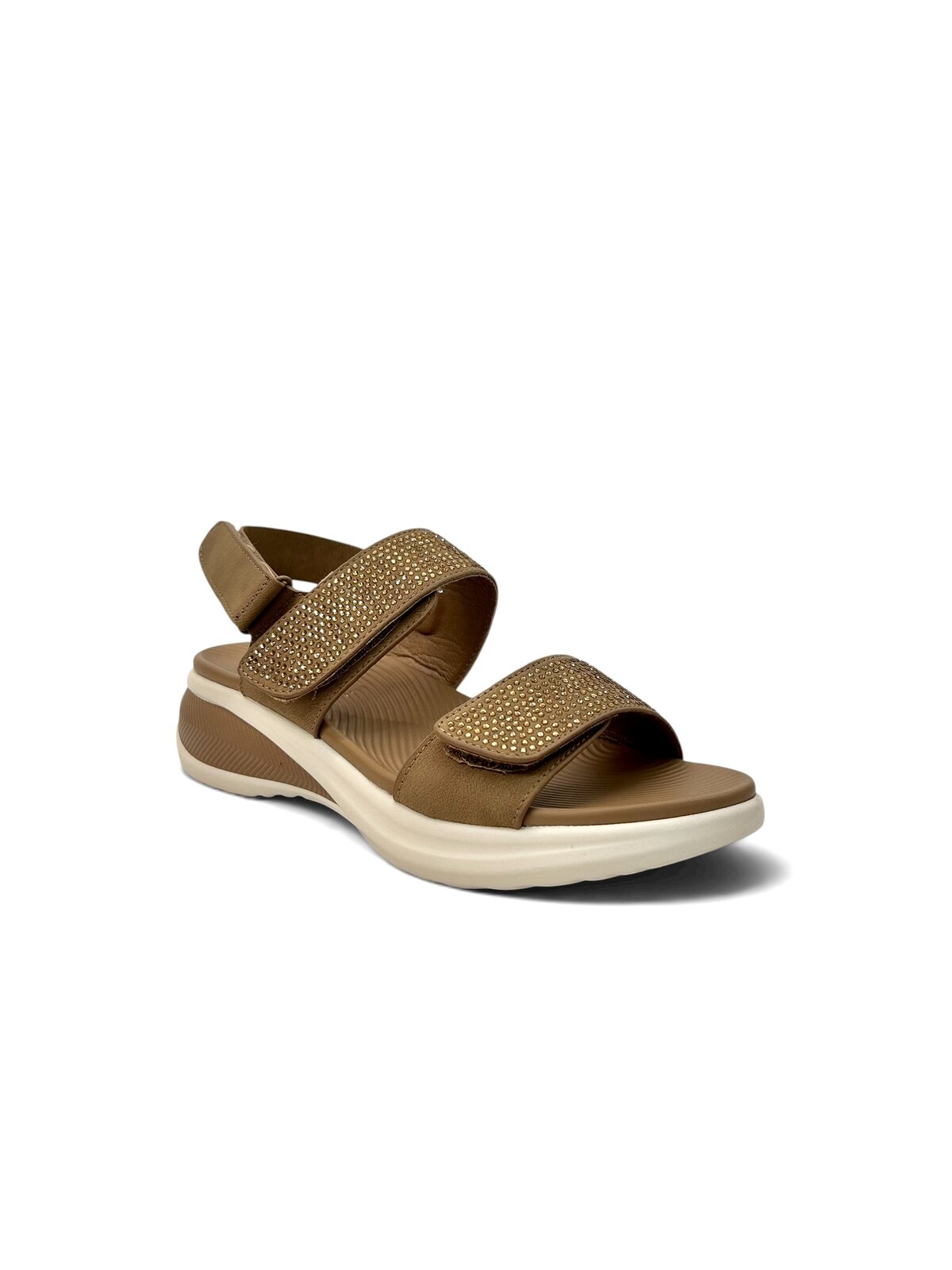 Brown Comfort Sandals for Women with Adjustable Straps | UrbanToes - Image 2