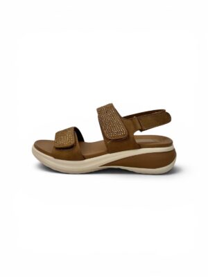 brown comfort sandals for women